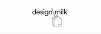 design milk logo on a white background