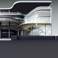 a 3d rendering of a modern building